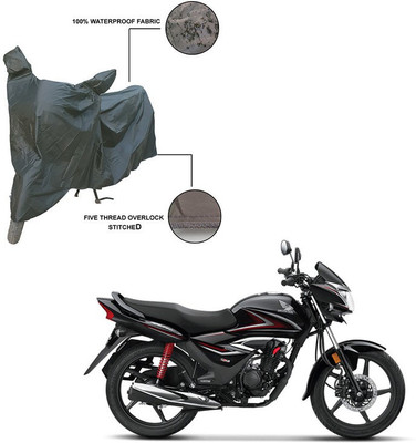 Pop Shade Two Wheeler Cover for Honda(CB Shine, Grey)