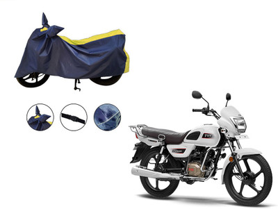 Pop Shade Two Wheeler Cover for TVS(Radeon, Yellow)