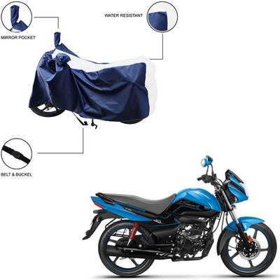 Pop Shade Two Wheeler Cover for Hero(Splendor I Smart, White)