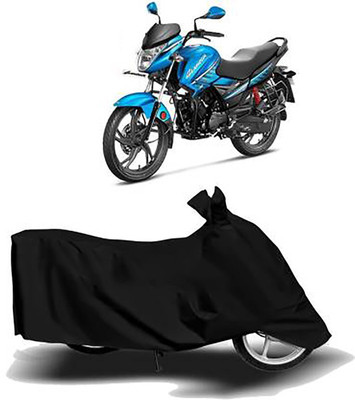 KPIND Waterproof Two Wheeler Cover for Hero(Glamour FI, Black)