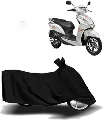 KPIND Waterproof Two Wheeler Cover for Ampere(Magnus, Black)