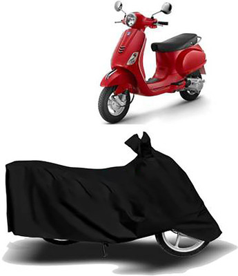 JKR Waterproof Two Wheeler Cover for Vespa(Vespa LX 125, Black)