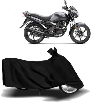 JKR Waterproof Two Wheeler Cover for Honda(CB Unicorn 150, Black)