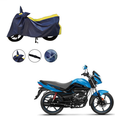 Pop Shade Two Wheeler Cover for Hero(Splendor I Smart, Yellow)