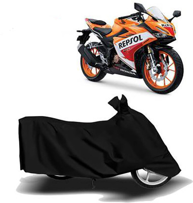 JKR Waterproof Two Wheeler Cover for Honda(CBR 150R, Black)