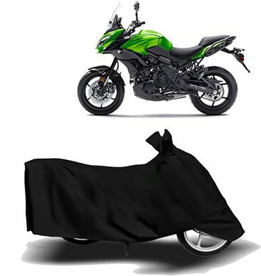JKR Waterproof Two Wheeler Cover for Kawasaki(Versys 650, Black)