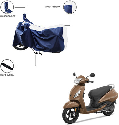 Pop Shade Two Wheeler Cover for TVS(Jupiter, White)