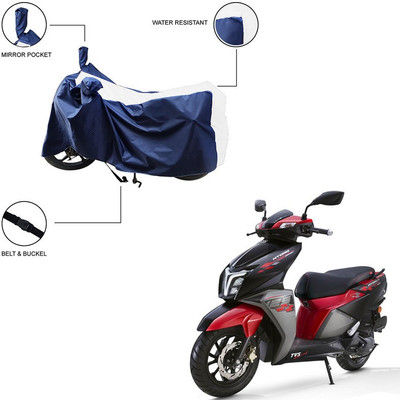 Pop Shade Two Wheeler Cover for TVS(Ntorq 125, White)