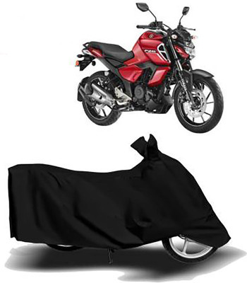 JKR Waterproof Two Wheeler Cover for Yamaha(FZ S V3.0 FI, Black)
