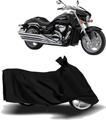 KPIND Waterproof Two Wheeler Cover for Suzuki(Intruder M800, Black)