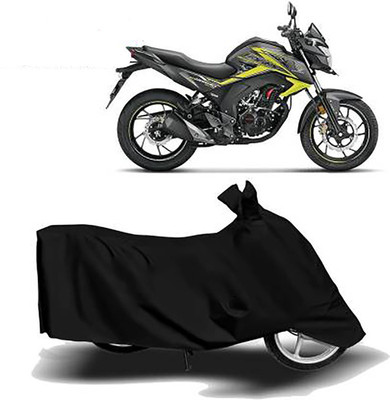 JKR Waterproof Two Wheeler Cover for Honda(CB Hornet 160R, Black)