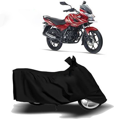 JKR Waterproof Two Wheeler Cover for Bajaj(Discover 125 DTS-i, Black)