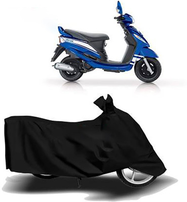 JKR Waterproof Two Wheeler Cover for Mahindra(Rodeo UZO, Black)