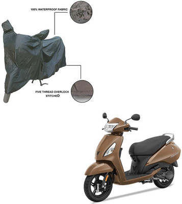 Home Ark Two Wheeler Cover for TVS(Jupiter, Grey)