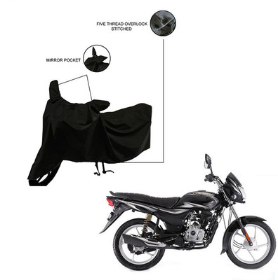 Pop Shade Two Wheeler Cover for Bajaj(Platina, Black)