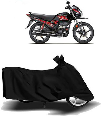 JKR Waterproof Two Wheeler Cover for Hero(Passion Pro TR, Black)