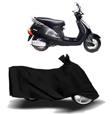 JKR Waterproof Two Wheeler Cover for Kinetic(Nova EX, Black)