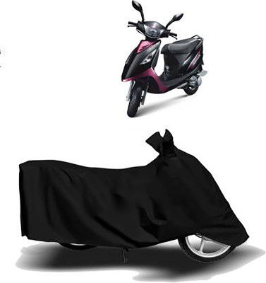 JKR Waterproof Two Wheeler Cover for TVS(Scooty Streak, Black)
