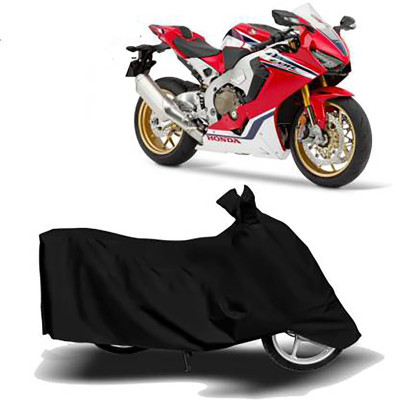 JKR Waterproof Two Wheeler Cover for Honda(CBR1000RR Fireblade, Black)