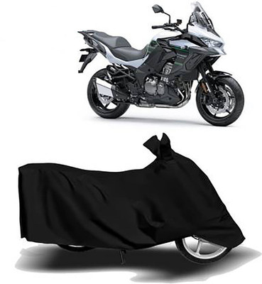 JKR Waterproof Two Wheeler Cover for Kawasaki(Versys 1000, Black)