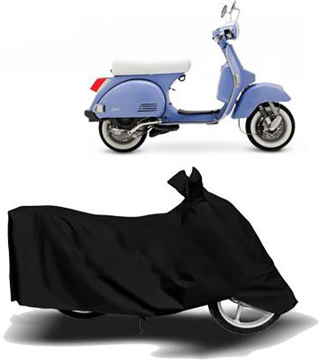 Mdstar Waterproof Two Wheeler Cover for LML(Star Euro 200, Black)