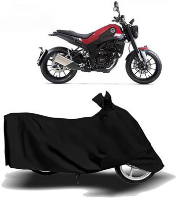 JKR Waterproof Two Wheeler Cover for Benelli(Leoncino, Black)