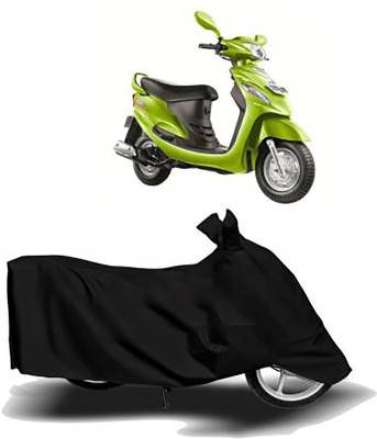 JKR Waterproof Two Wheeler Cover for Mahindra(Rodeo RZ, Black)