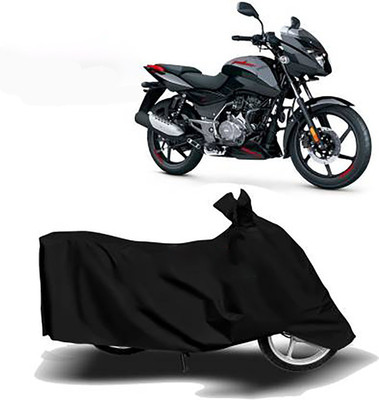 Mdstar Two Wheeler Cover for Bajaj(Pulsar 125, Black)
