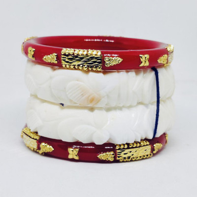 AN Fashion Shell Shakha Pola(Pack of 4)