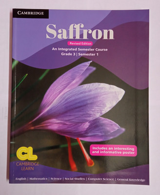 Saffron Grade 3 semester 1(Paperback, Panel of experts)
