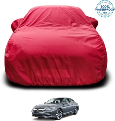 GOSHIV-car and bike accessories Car Cover For Honda Accord (With Mirror Pockets)(Maroon)