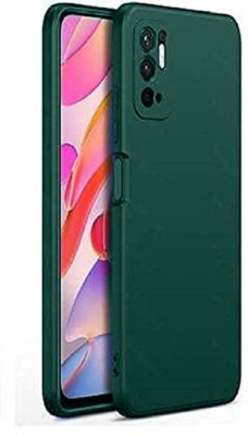 huemic Bumper Case for Back Case Cover, Redmi Note 10T 5G, Poco M3 Pro 5G, Camera Protection (Silicon)(Green, Camera Bump Protector, Silicon, Pack of: 1)