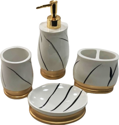 CTM Polyresin Bathroom Set(Pack of 4)