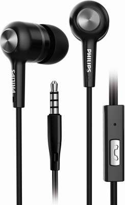 PHILIPS SHE1505BK/94 Rich Bass Wired Headset(Black, In the Ear)