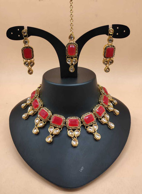 CATALYST Brass Copper Red Jewellery Set(Pack of 1)