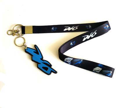 ShopTalk Dio Fabric Id Tag with High Quality Rubber Key Chain