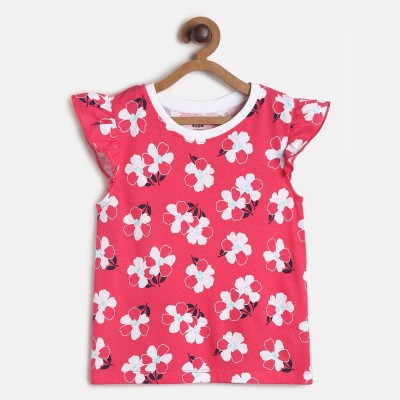 MINI KLUB Baby Girls Casual Pure Cotton Knit Top(Pink, Pack of 1)