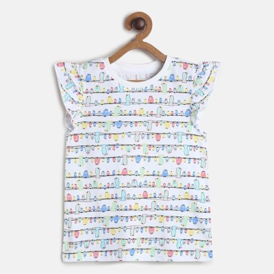 MINI KLUB Baby Girls Casual Pure Cotton Knit Top(Multicolor, Pack of 1)
