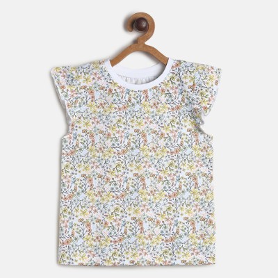 MINI KLUB Baby Girls Casual Pure Cotton Knit Top(Multicolor, Pack of 1)