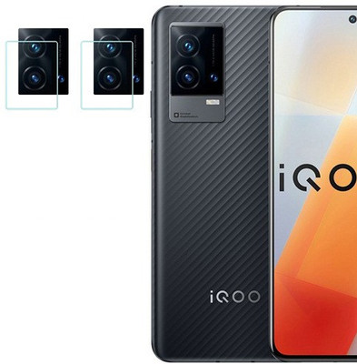 ZORAM Back Camera Lens Glass Protector for VIVO IQOO 8(Pack of: 2)