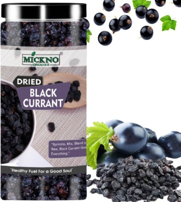 mickno organics 200g Dried Black Currant Dry Fruit For Baking Dessert Shakes Eating Ice Cream Black Currant(200 g)