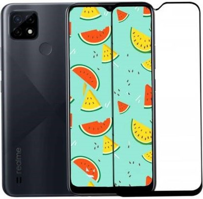 LIKEDESIGN Edge To Edge Tempered Glass for Realme C21Y(Pack of 1)