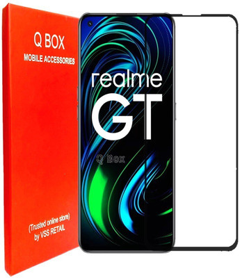 Q Box Edge To Edge Tempered Glass for Realme GT 5G(Pack of 1)