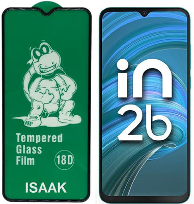 ISAAK Edge To Edge Tempered Glass for Micromax In 2b Edge to Edge, Full Glue, 18D Tempered Glass(Pack of 1)