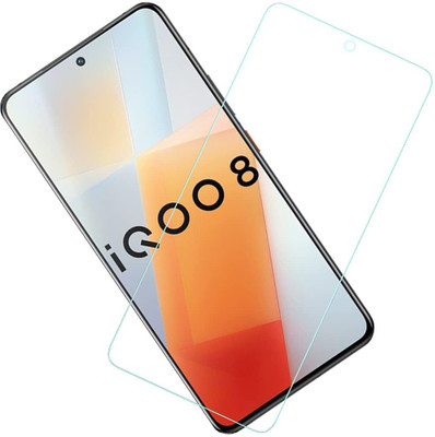 ZORAM Impossible Screen Guard for Flexible, 9H Impossible Tempered Glass Screen Guard for VIVO IQOO 8(Pack of 1)