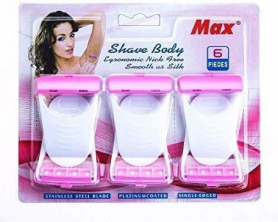 manasona 6 Blades Combo Women Razor Body Shaving Bikini Razor(Pack of 6)