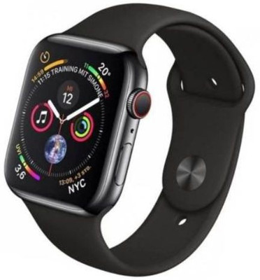 GUGGU WDT_375D T55 Series 5 Smart Watch Smartwatch(Black Strap, XL)