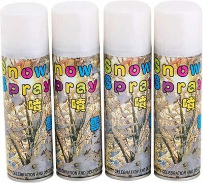 shubhcollection Snow Spray Party Celebration & Decoration Snow Spray(200 ml, Pack of 4)