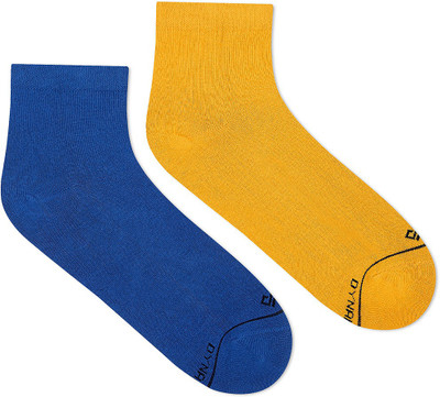 Dynamocks Women Solid Ankle Length(Pack of 2)