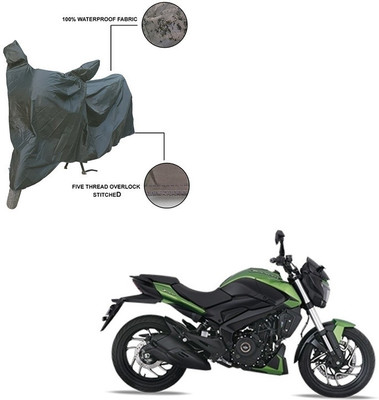 Pop Shade Two Wheeler Cover for Bajaj(Dominar 250, Grey)